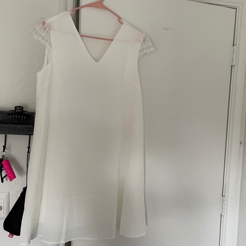 White Dress with Lace